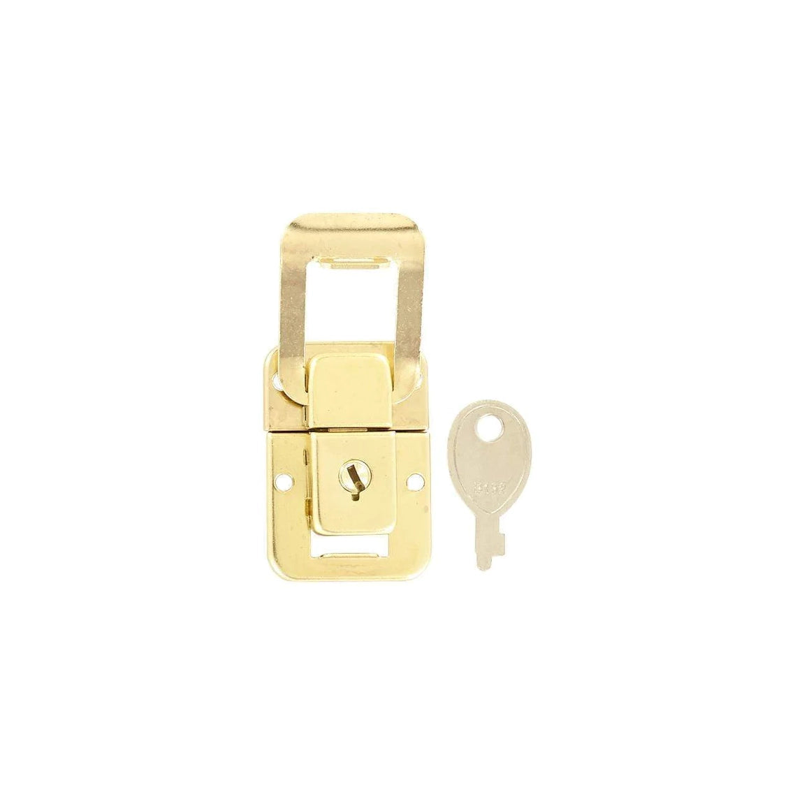 1 3/4" Brass, Lock, Steel, #F-11-BP
