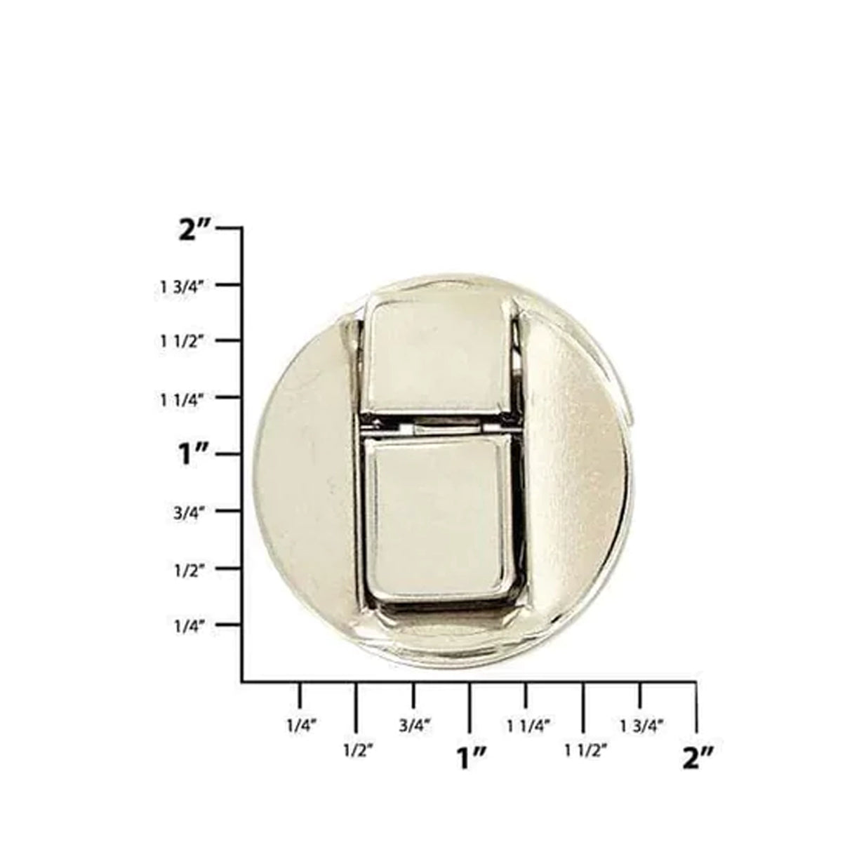 1 9/16" Nickel, Catch, Steel