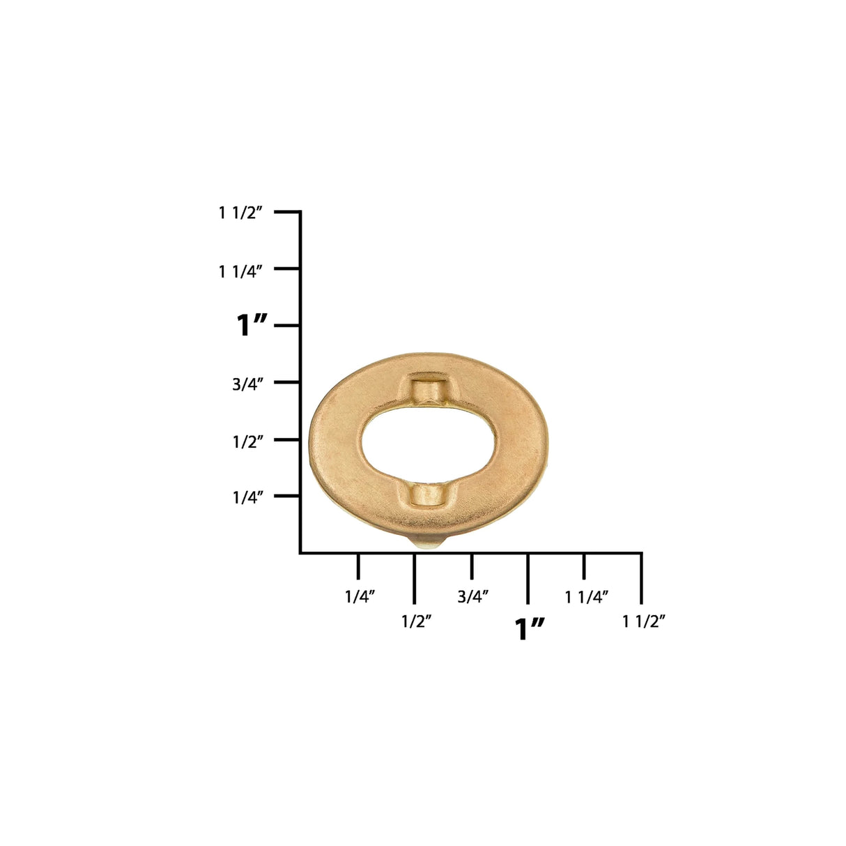 Common Sense® 1" Brass Eyelet, Zinc Alloy