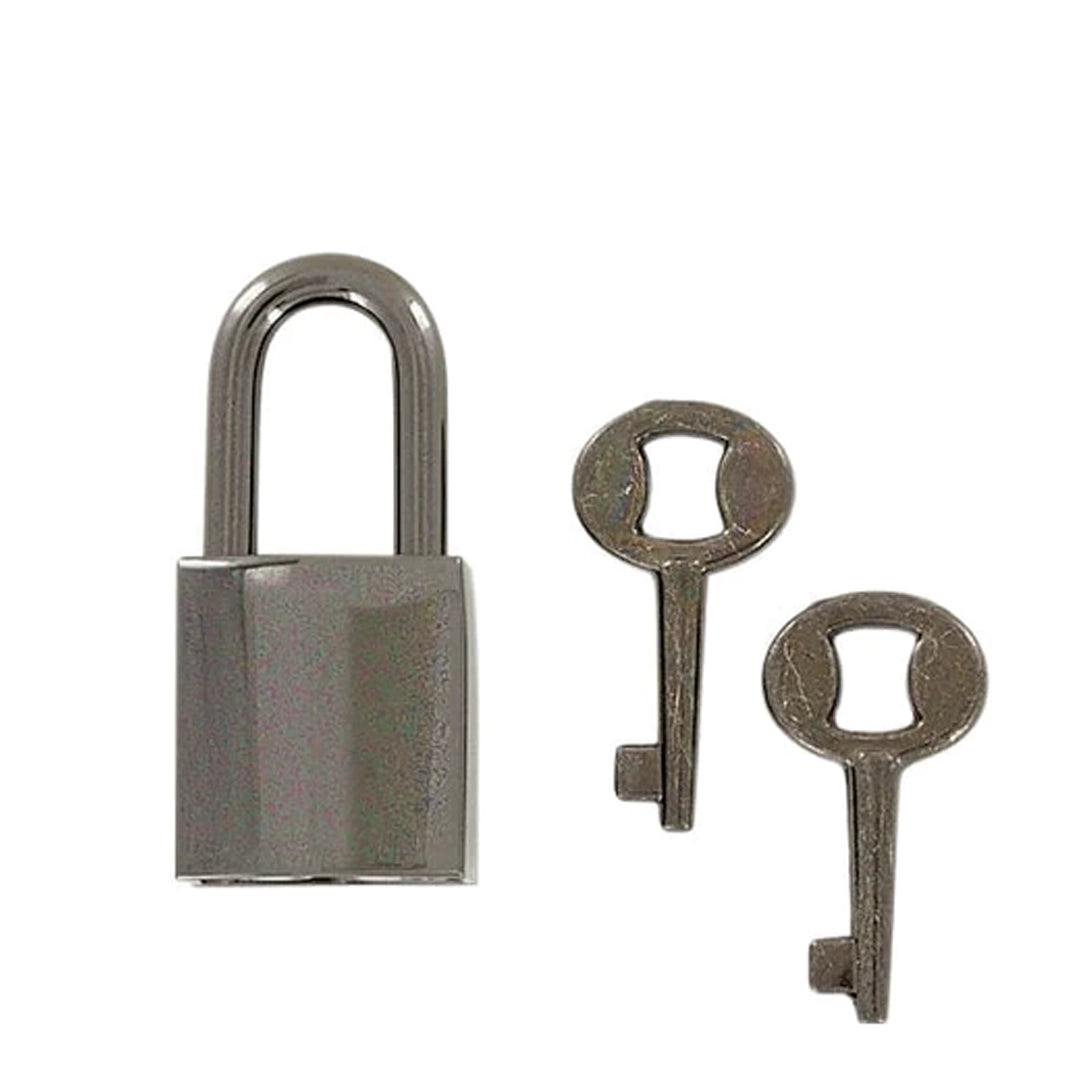11/16" Shiny Gunmetal, Padlock, Zinc Alloy