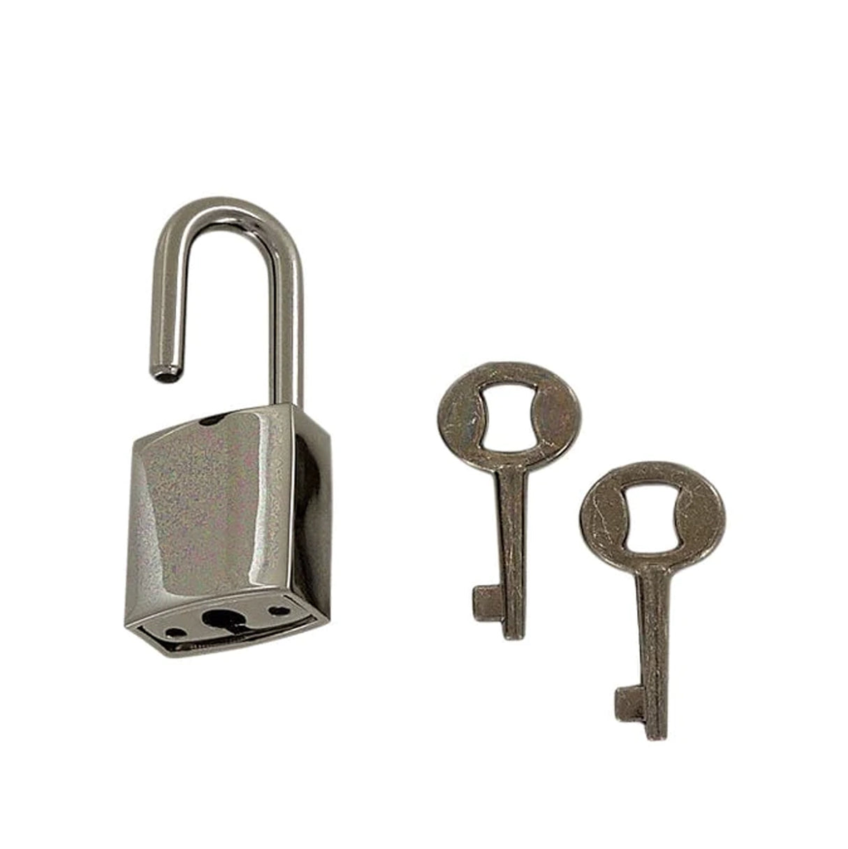 11/16" Shiny Gunmetal, Padlock, Zinc Alloy
