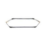 18" Facile Hexagonal Frame With Brass Hinges, Steel, #A-44-18