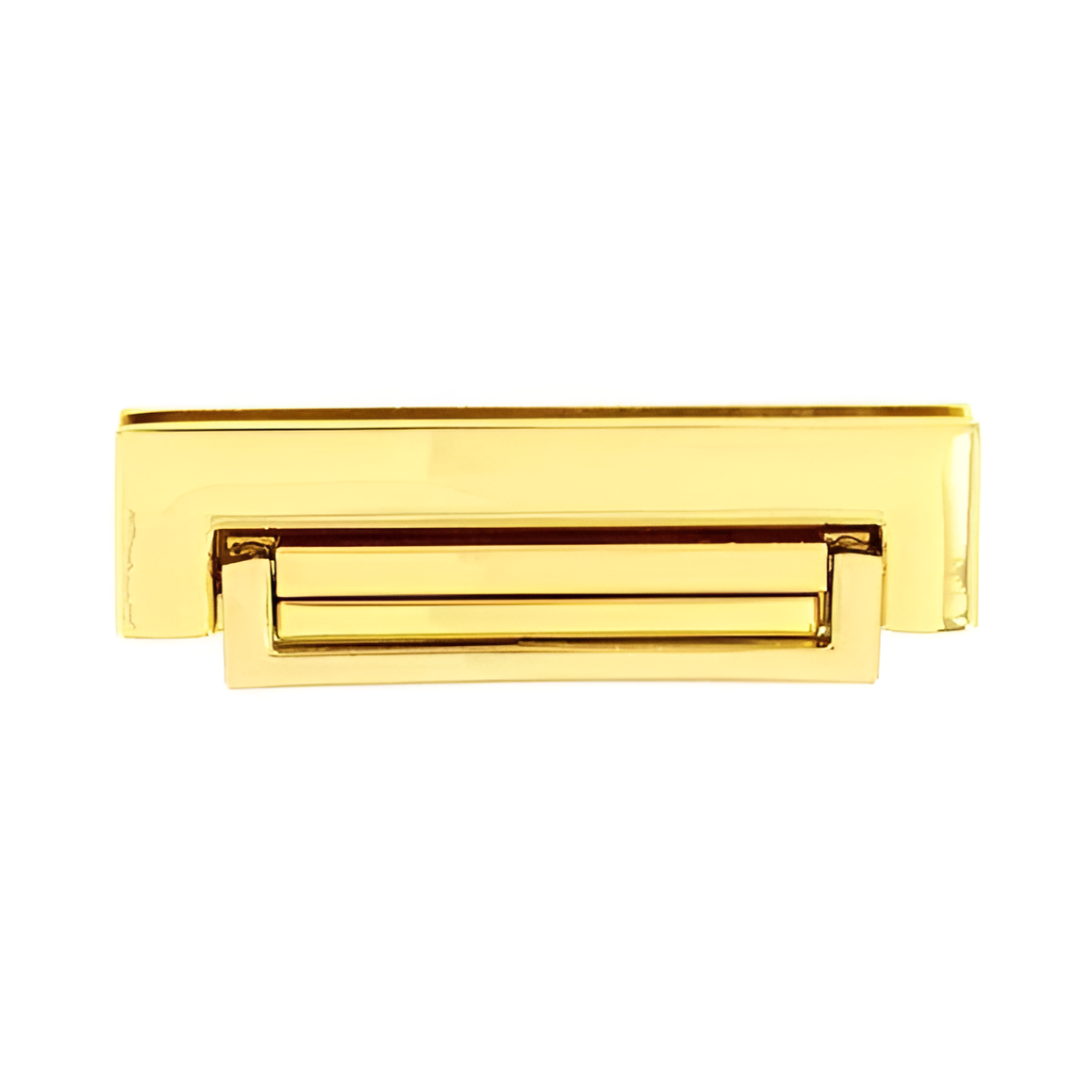 2 5/8" Gold, Flap Drop Lock, Zinc Alloy