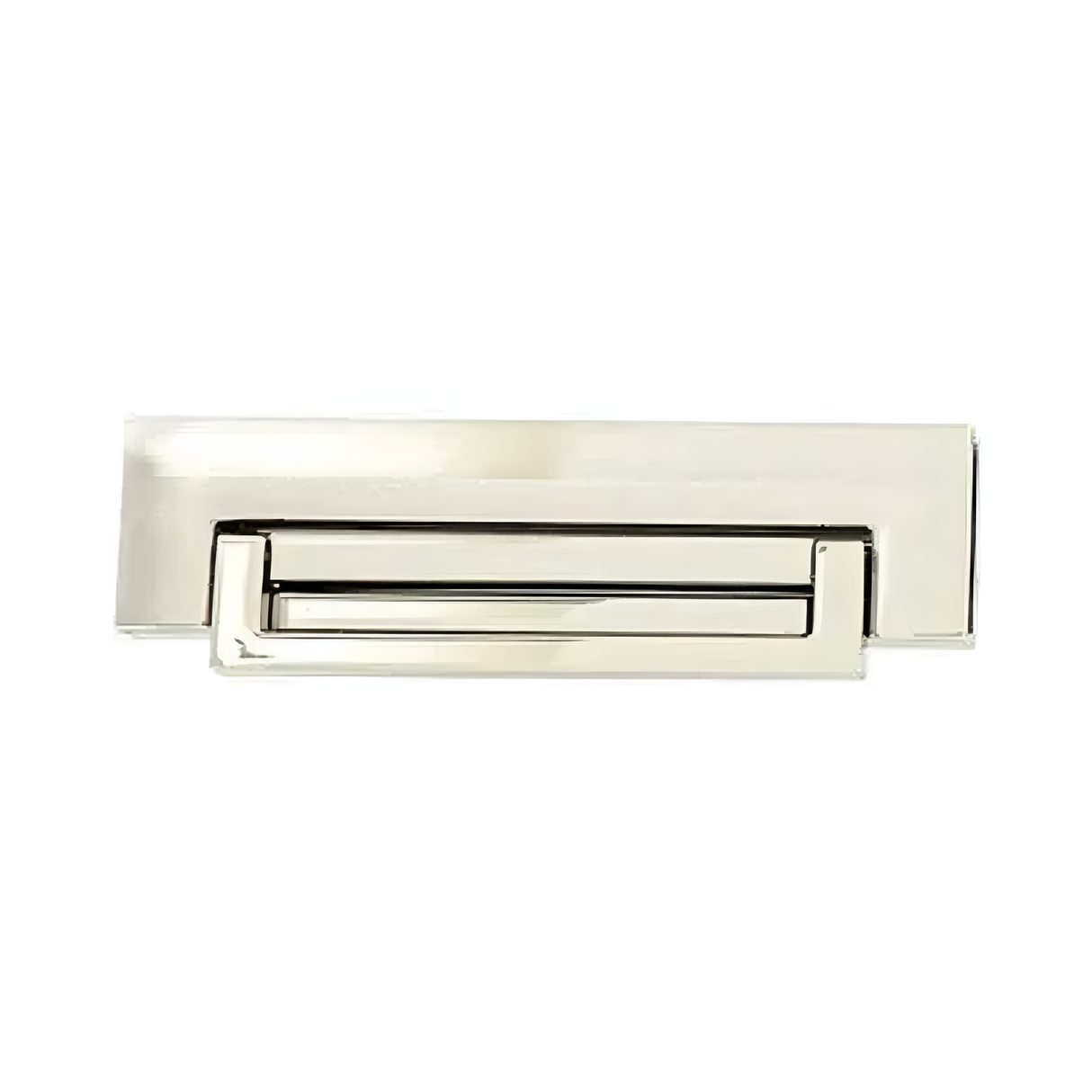 2 5/8" Nickel, Flap Drop Lock, Zinc Alloy