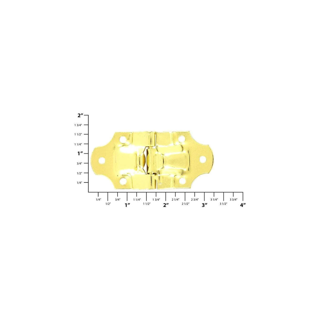 3 1/4" Brass, Trunk Stop Hinge, Zinc Alloy