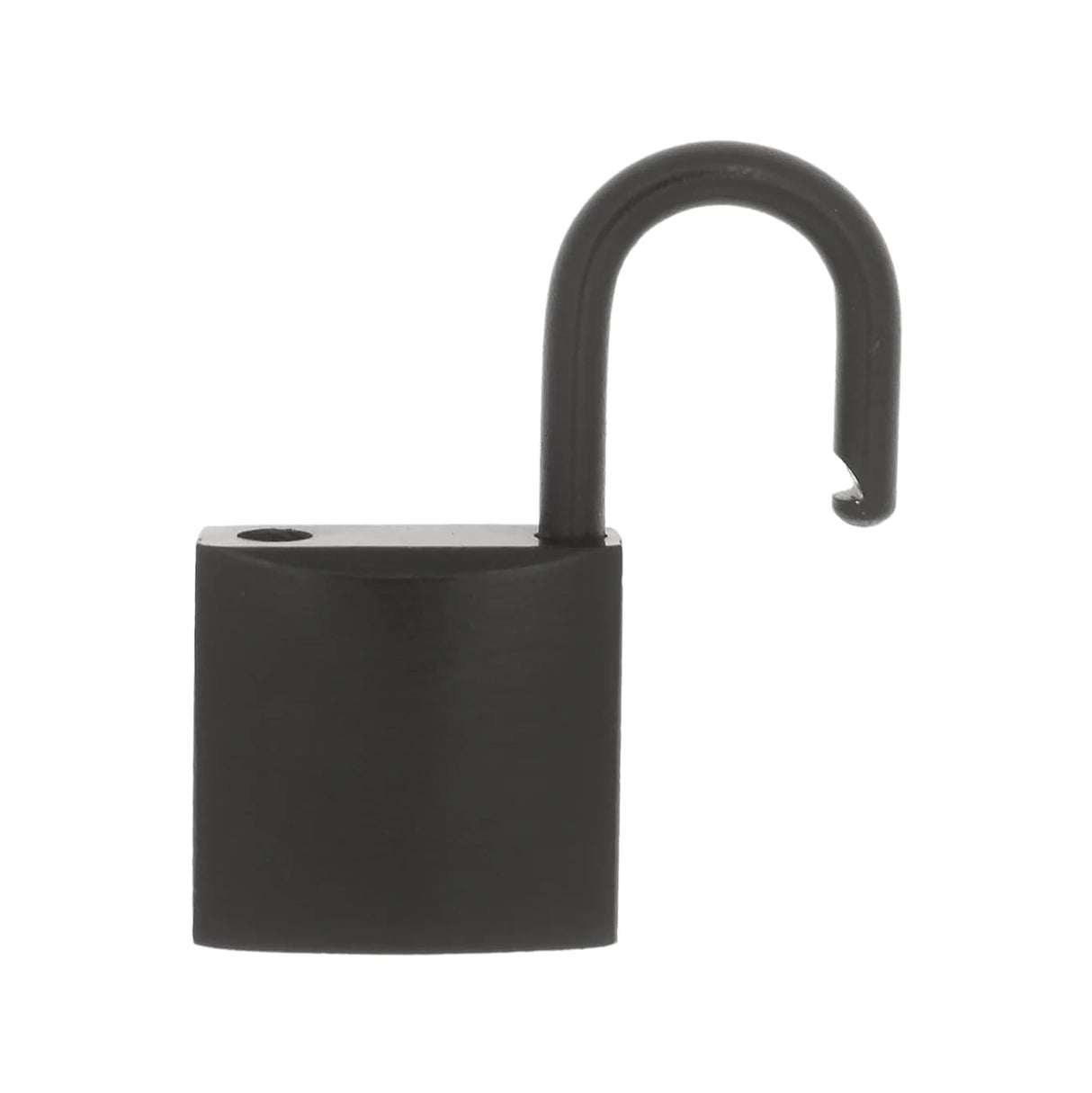3/4" Matte Black, Padlock, Solid Brass