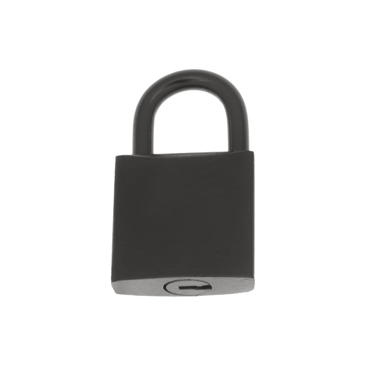 3/4" Matte Black, Padlock, Solid Brass