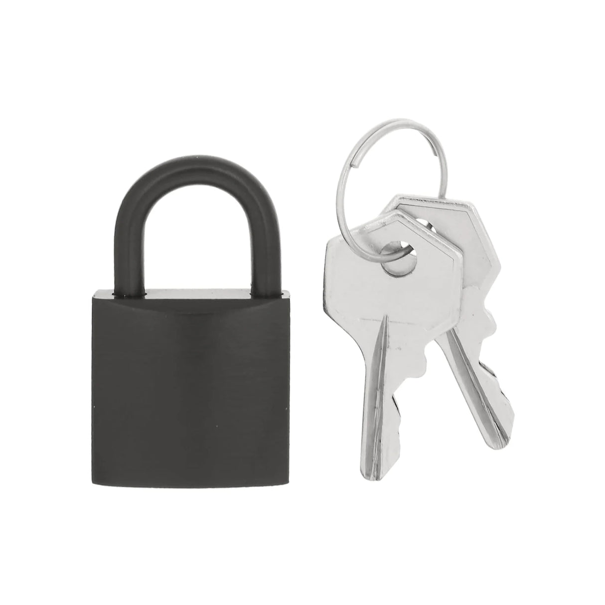 3/4" Matte Black, Padlock, Solid Brass