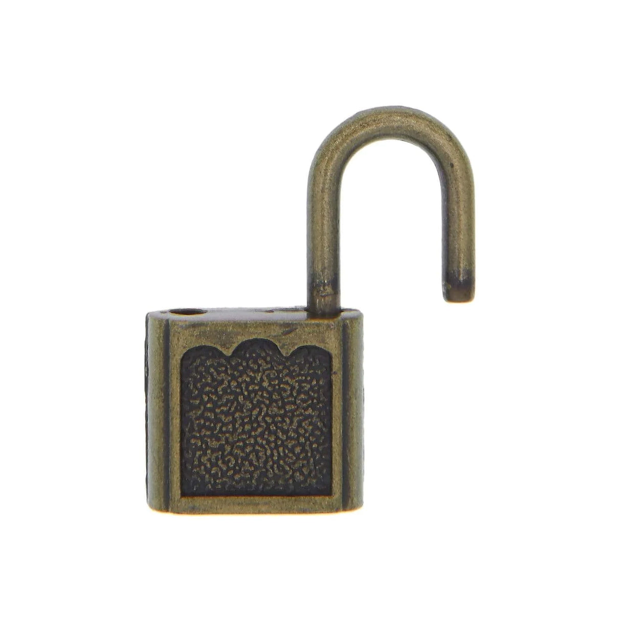 5/8" Antique Brass, Padlock, Zinc Alloy