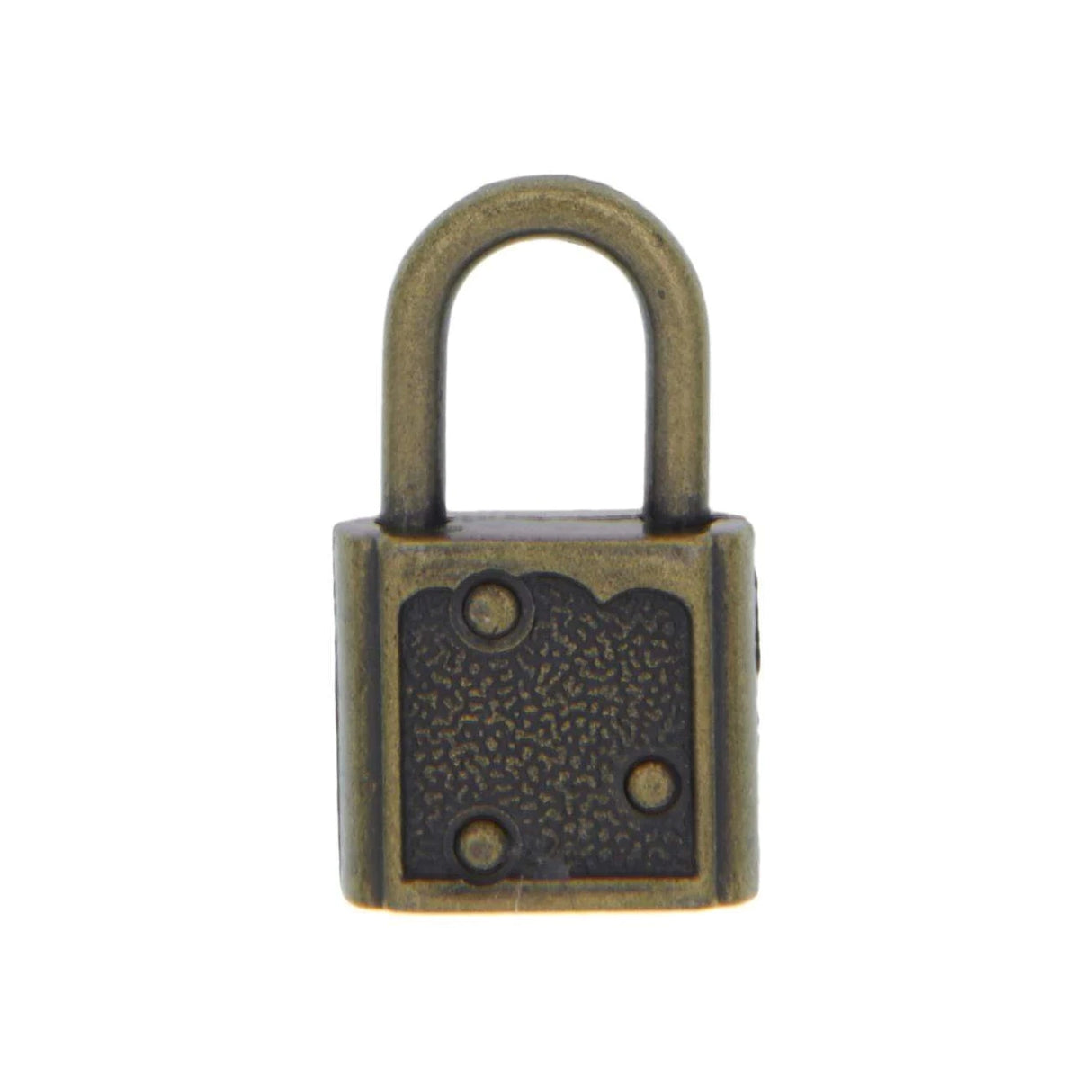 5/8" Antique Brass, Padlock, Zinc Alloy