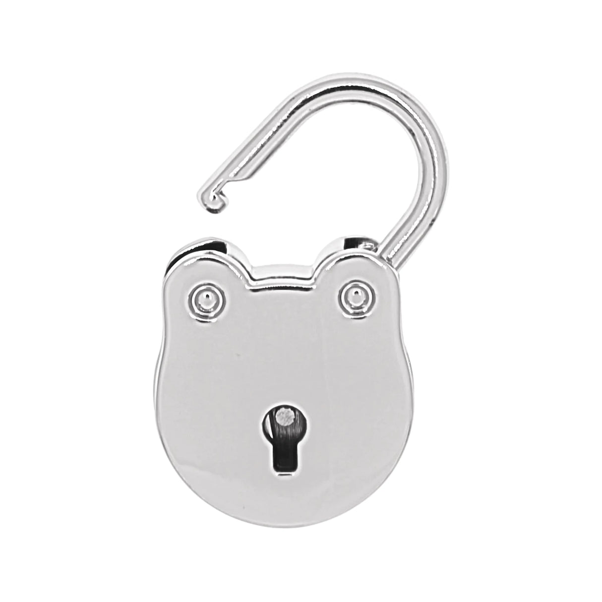 5/8" Shiny Nickel, Padlock, Zinc Alloy