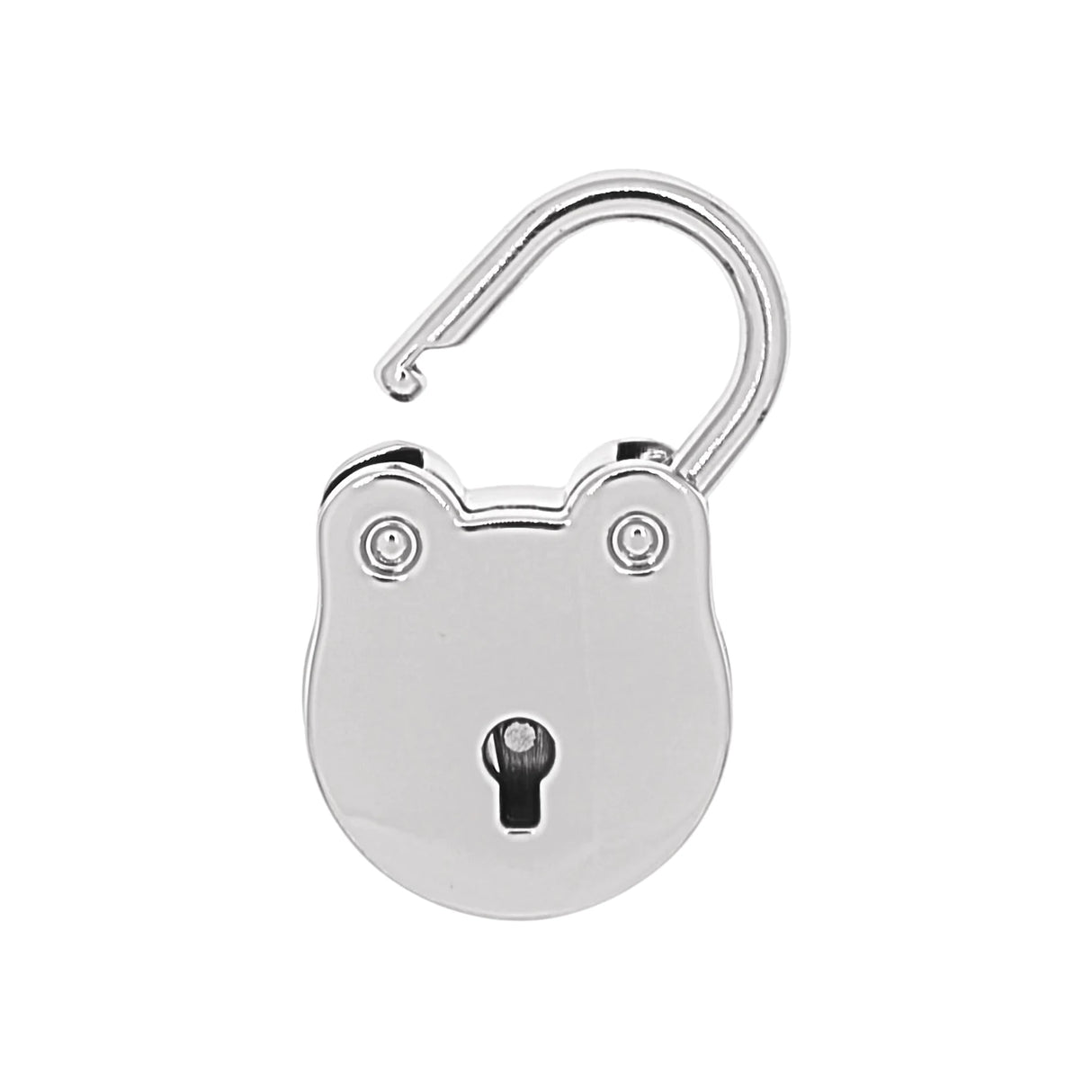 5/8" Shiny Nickel, Padlock, Zinc Alloy