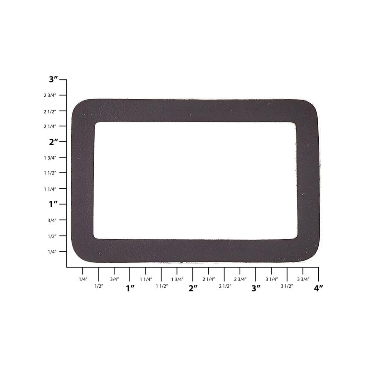 4" Black, Card Holder, Vinyl