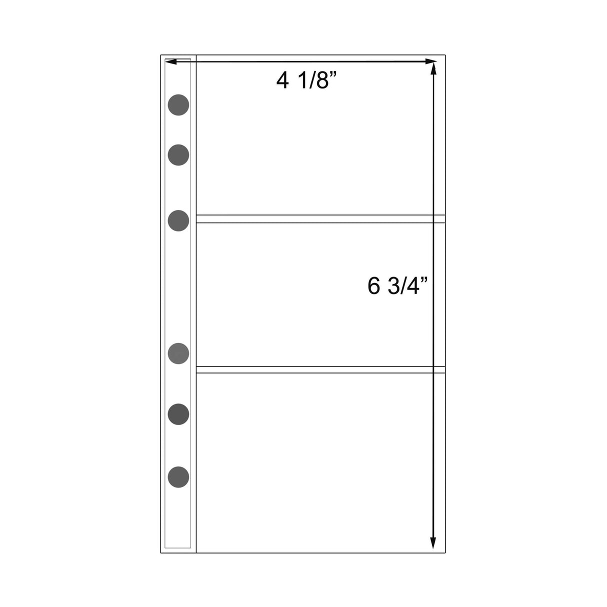 Organizer Insert, #M-1068