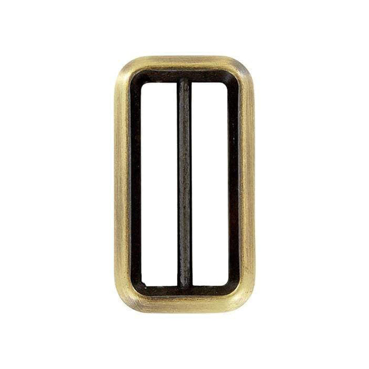 1 1/2" Antique Brass, Cast Beveled Double Loop, Zinc Alloy