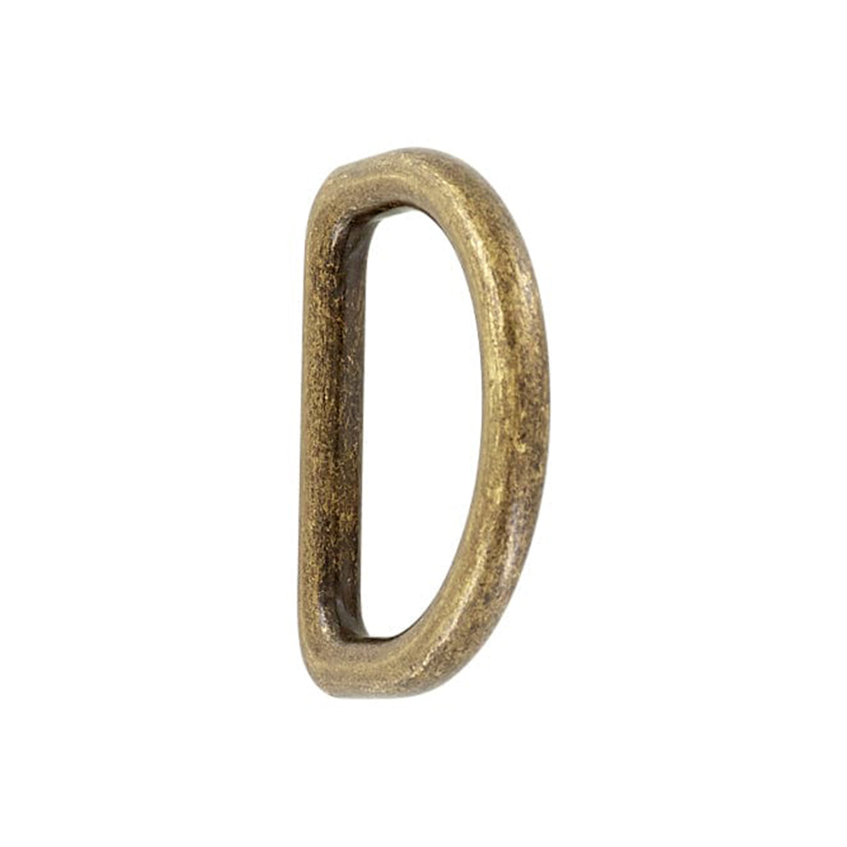 1 1/2" Antique Brass, Cast D-Ring, Zinc Alloy