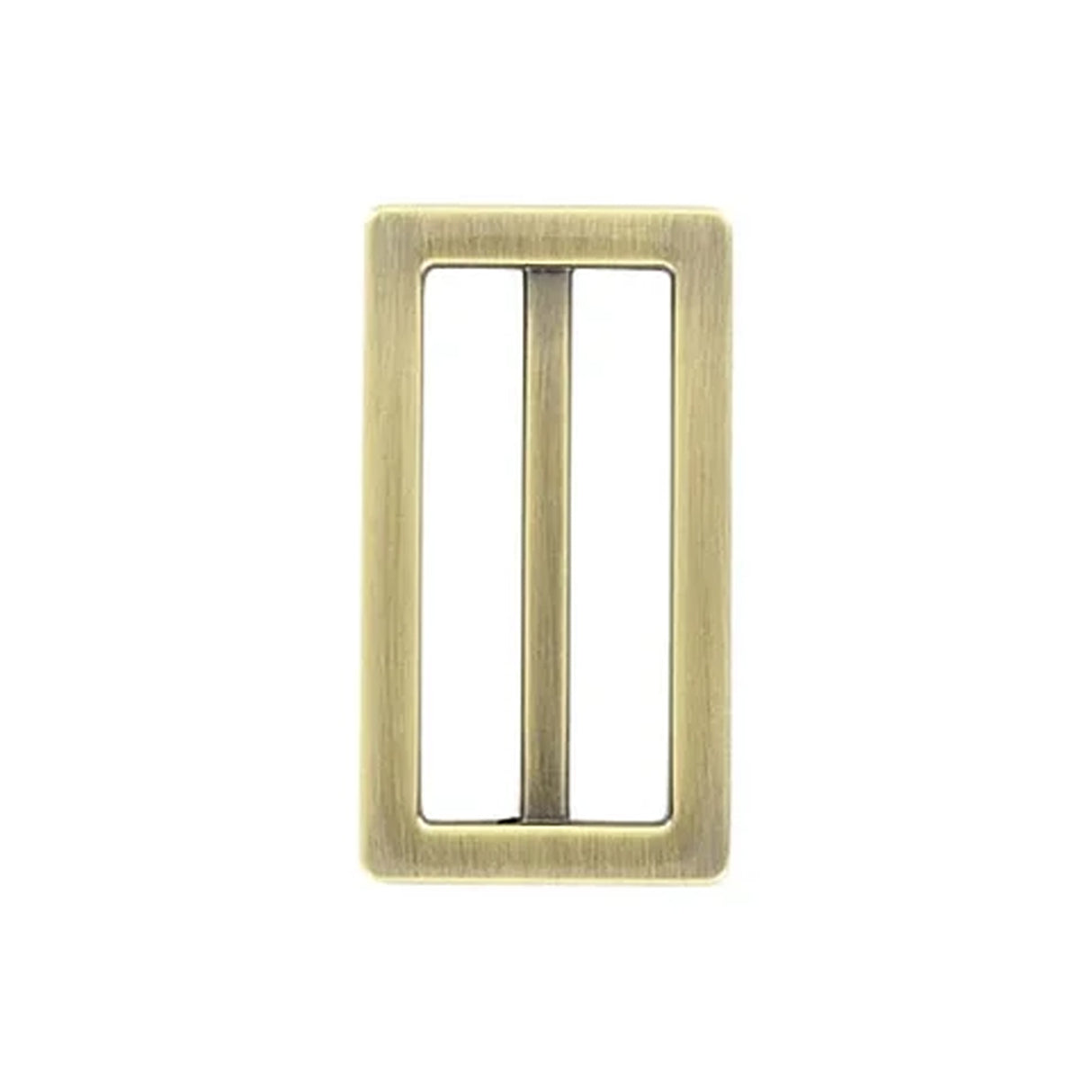 1 1/2" Antique Brass, Cast Strap Tri Glide Slider, Zinc Alloy