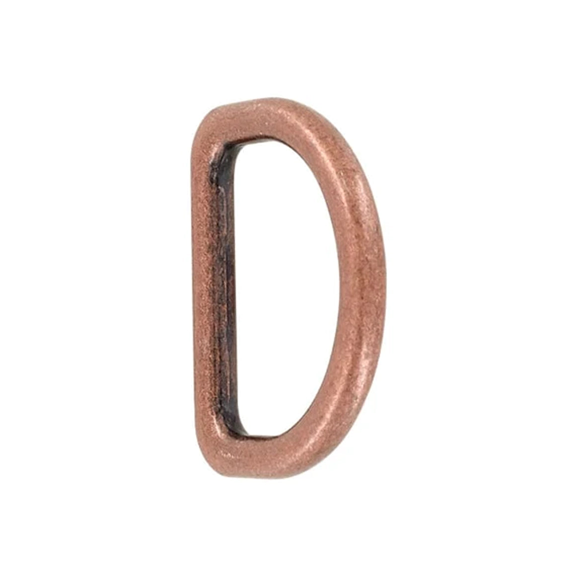 1 1/2" Antique Copper, Cast D-Ring, Zinc Alloy
