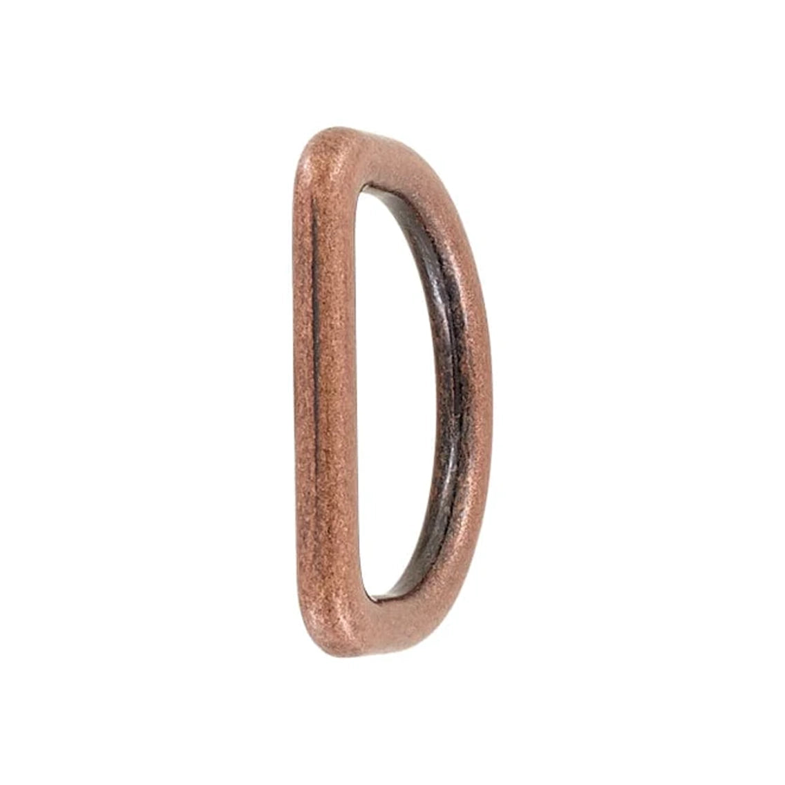 1 1/2" Antique Copper, Cast D-Ring, Zinc Alloy