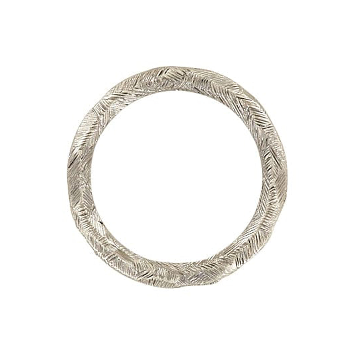 1 1/2" Antique Nickel, Round Ring Antique, Zinc Alloy