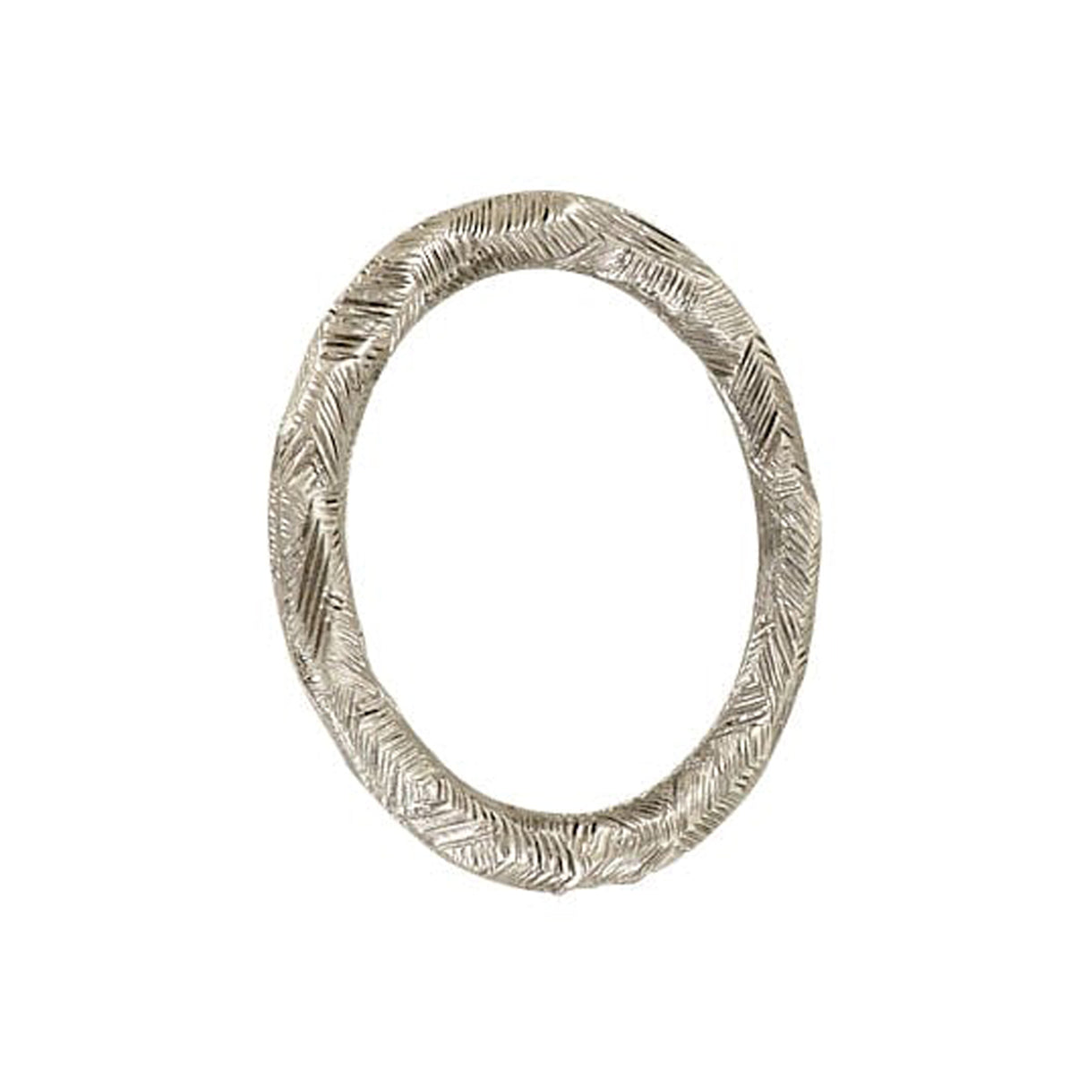 1 1/2" Antique Nickel, Round Ring Antique, Zinc Alloy