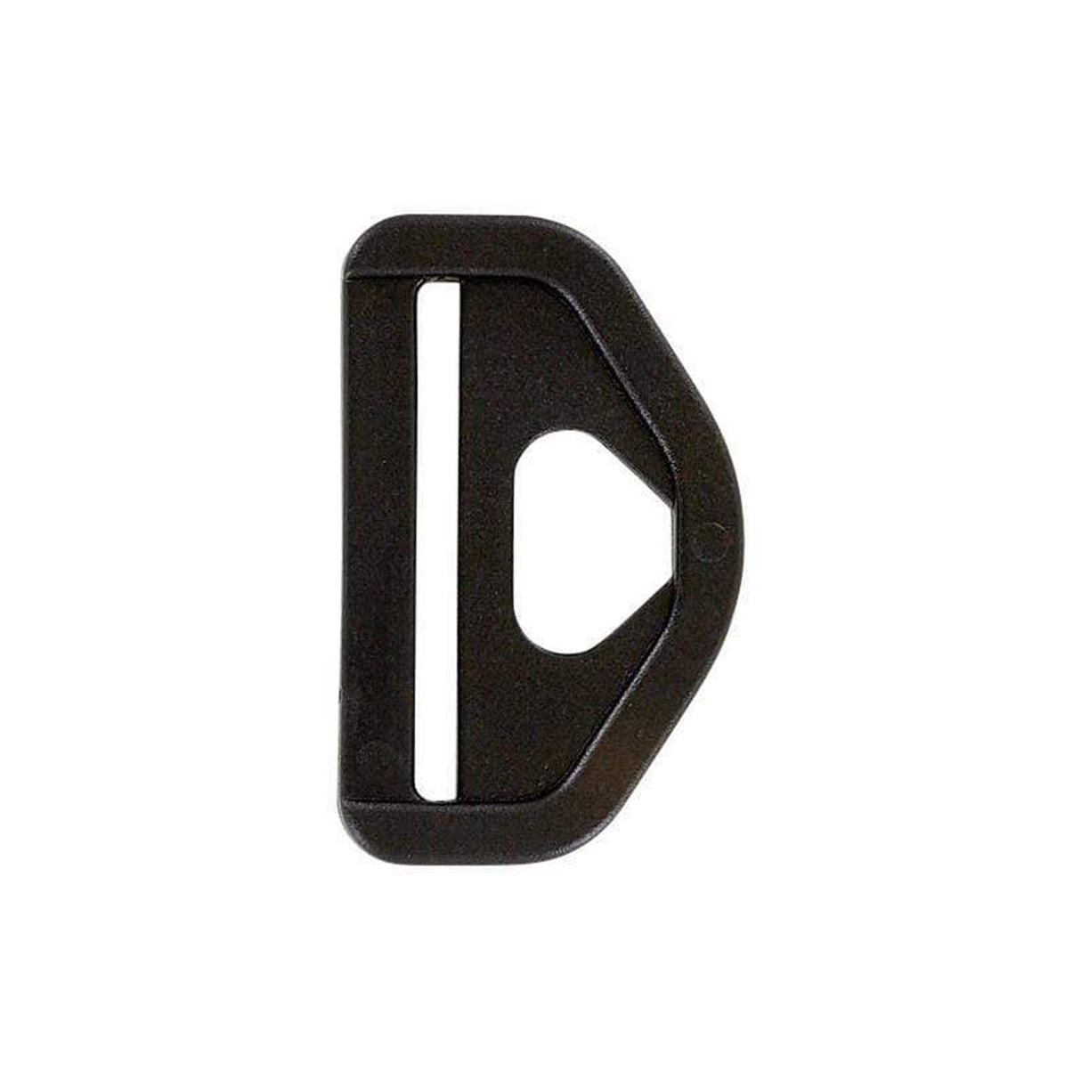 1 1/2" Black, Strap Loop with Snap Hook, Plastic