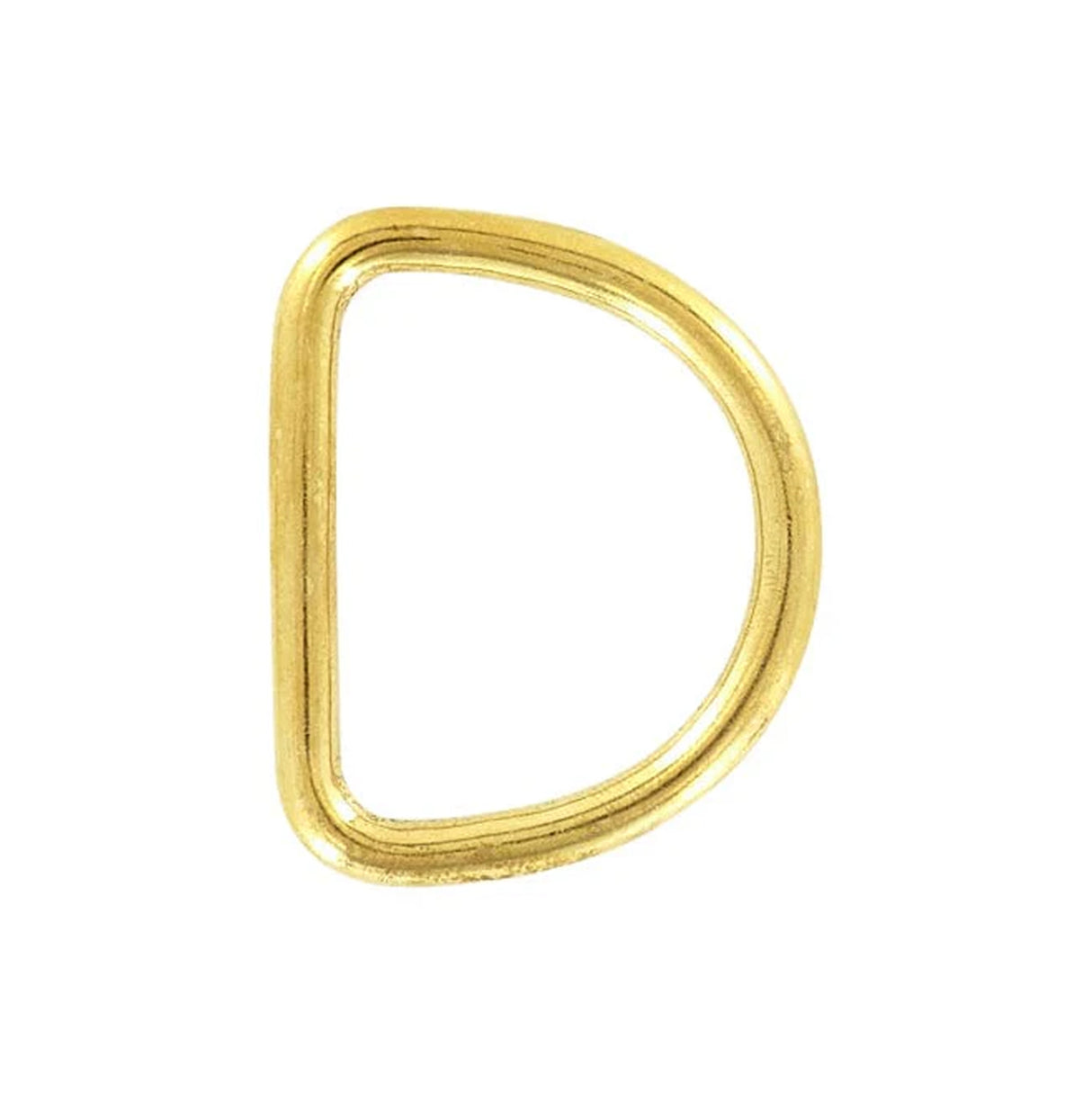 1 1/2" Brass, Cast D-Ring, Solid Brass
