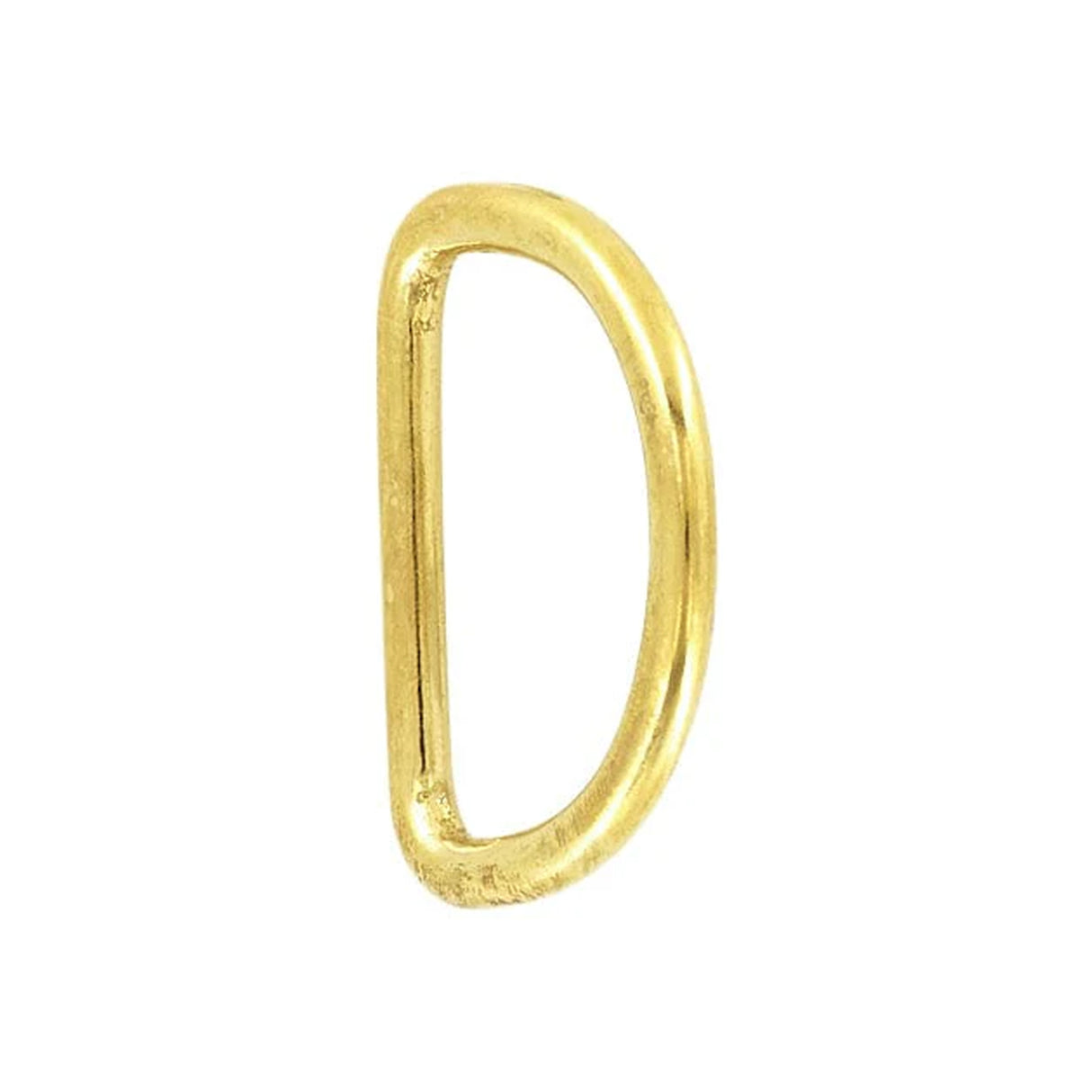 1 1/2" Brass, Cast D-Ring, Solid Brass