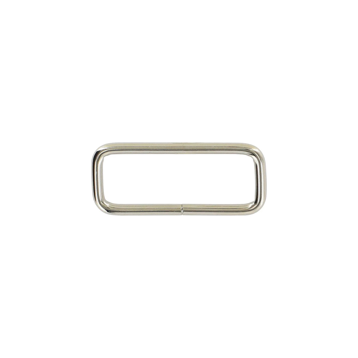 1 1/2" Nickel Plate, Split Rectangular Ring, Steel