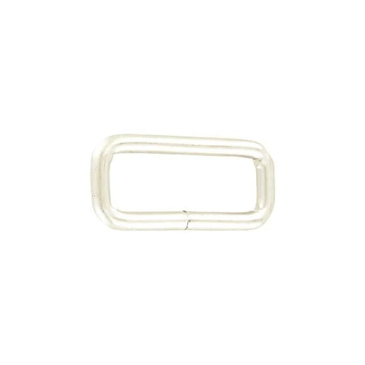 1 1/2" Satin Nickel, Welded Rectangular Ring, Steel