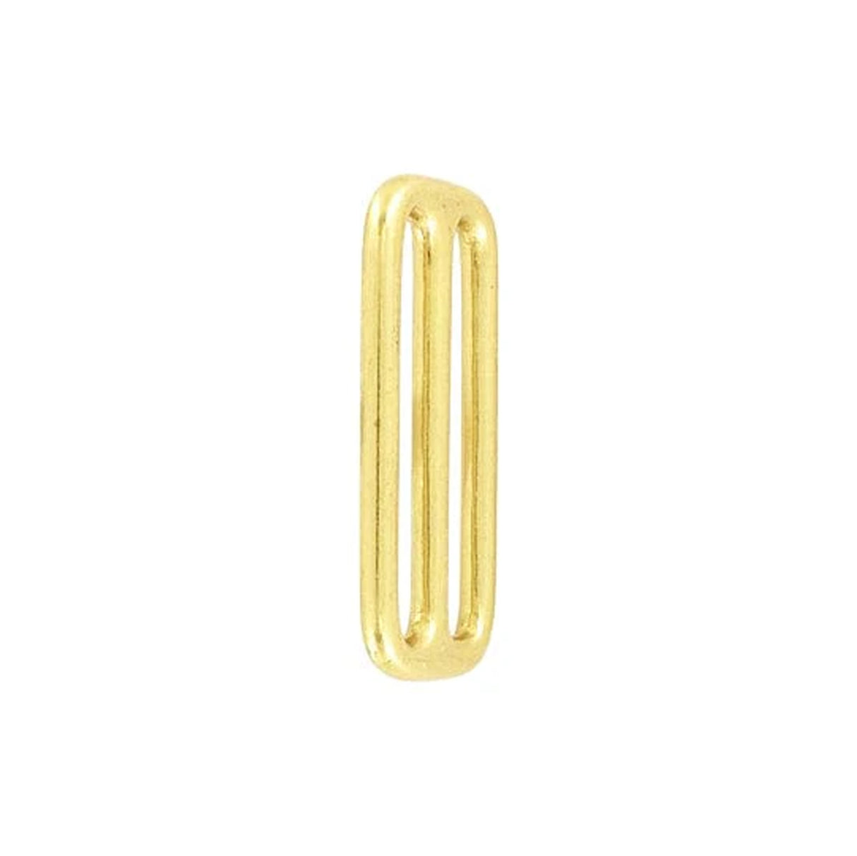 1 1/2" Shiny Brass, Cast Tri Glide Slide, Solid Brass