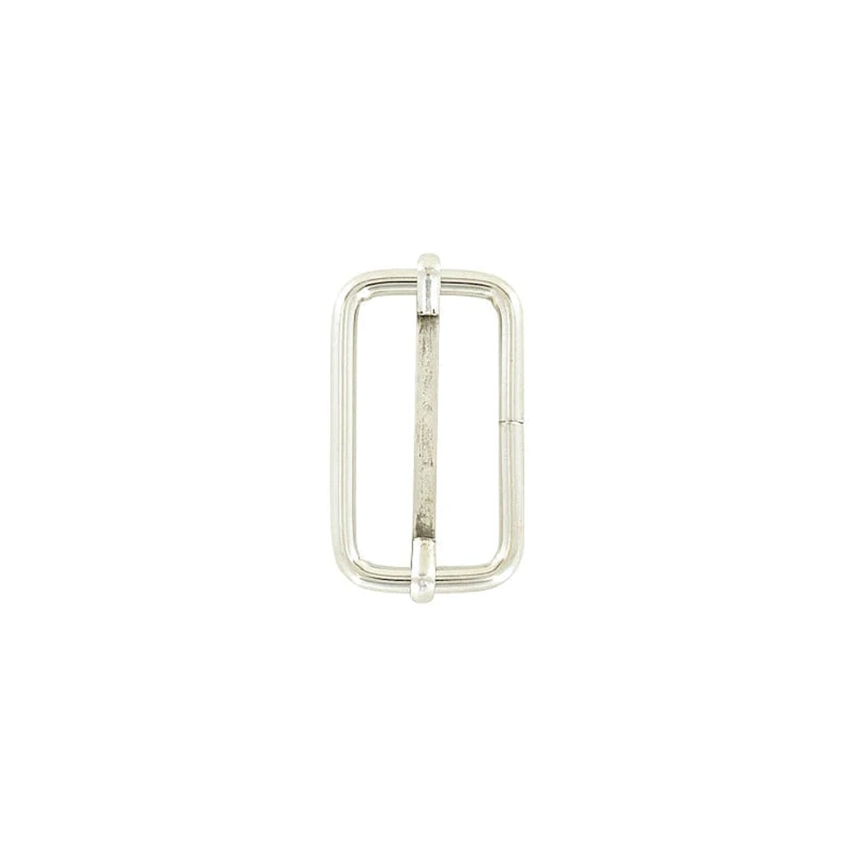 1 1/2" Shiny Nickel, Adjustable Strap Slide, Steel