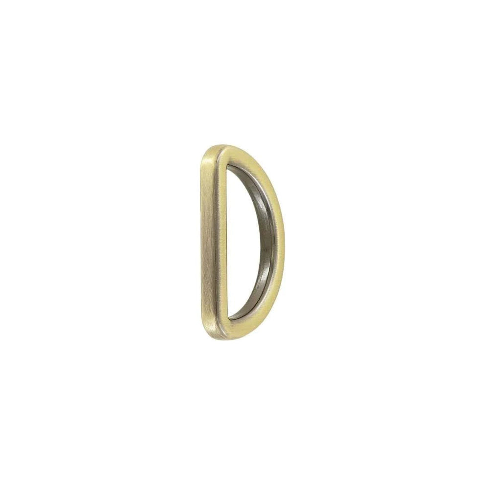 1 1/4"Antique Brass, Solid D Ring, Zinc Alloy