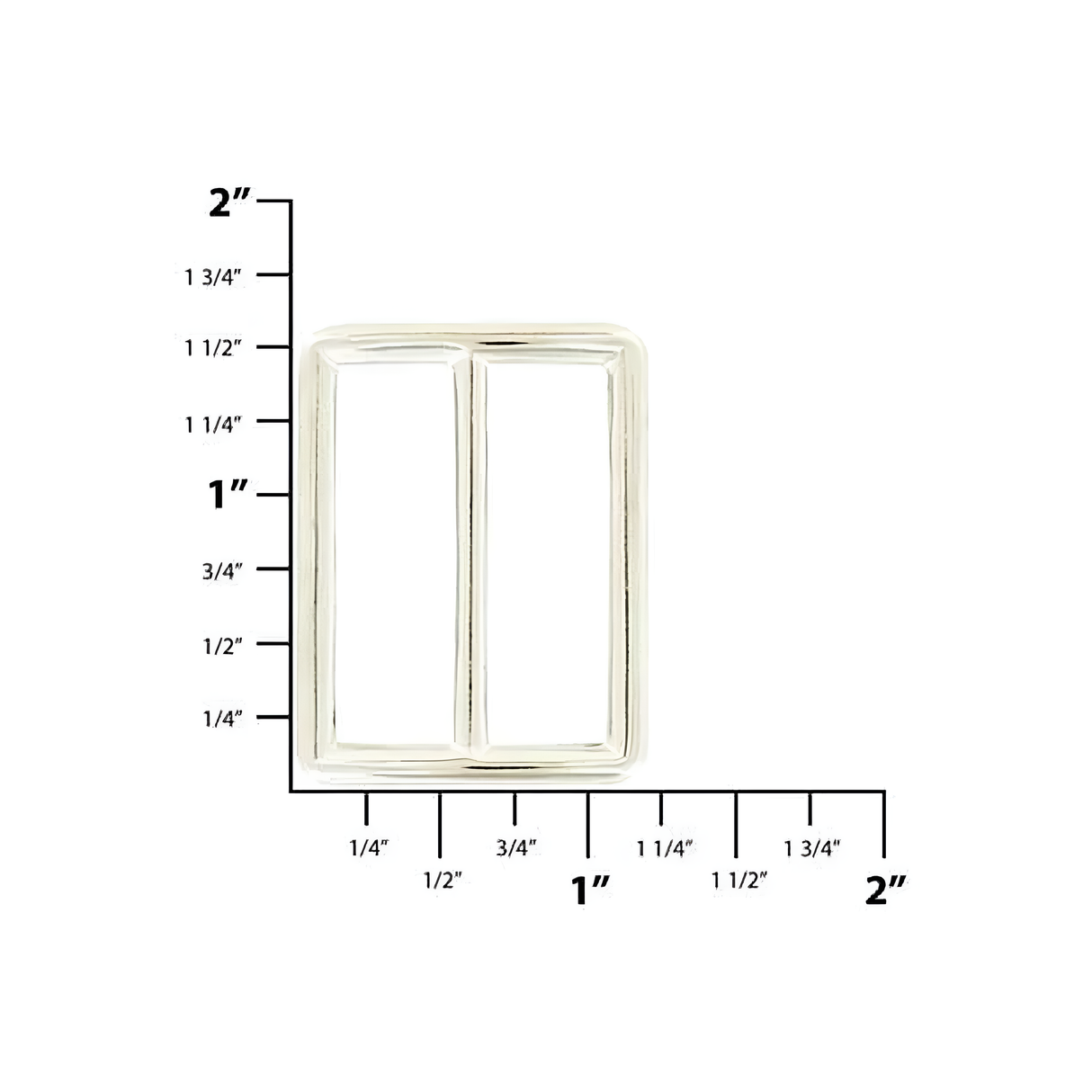 1 1/4" Nickel, Cast Concave Slide, Steel