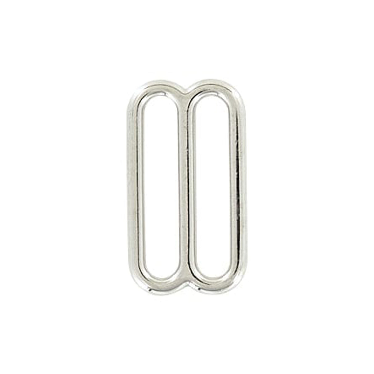 1 1/4" Nickel, Cast Rounded Tri Bar Slide, Zinc Alloy