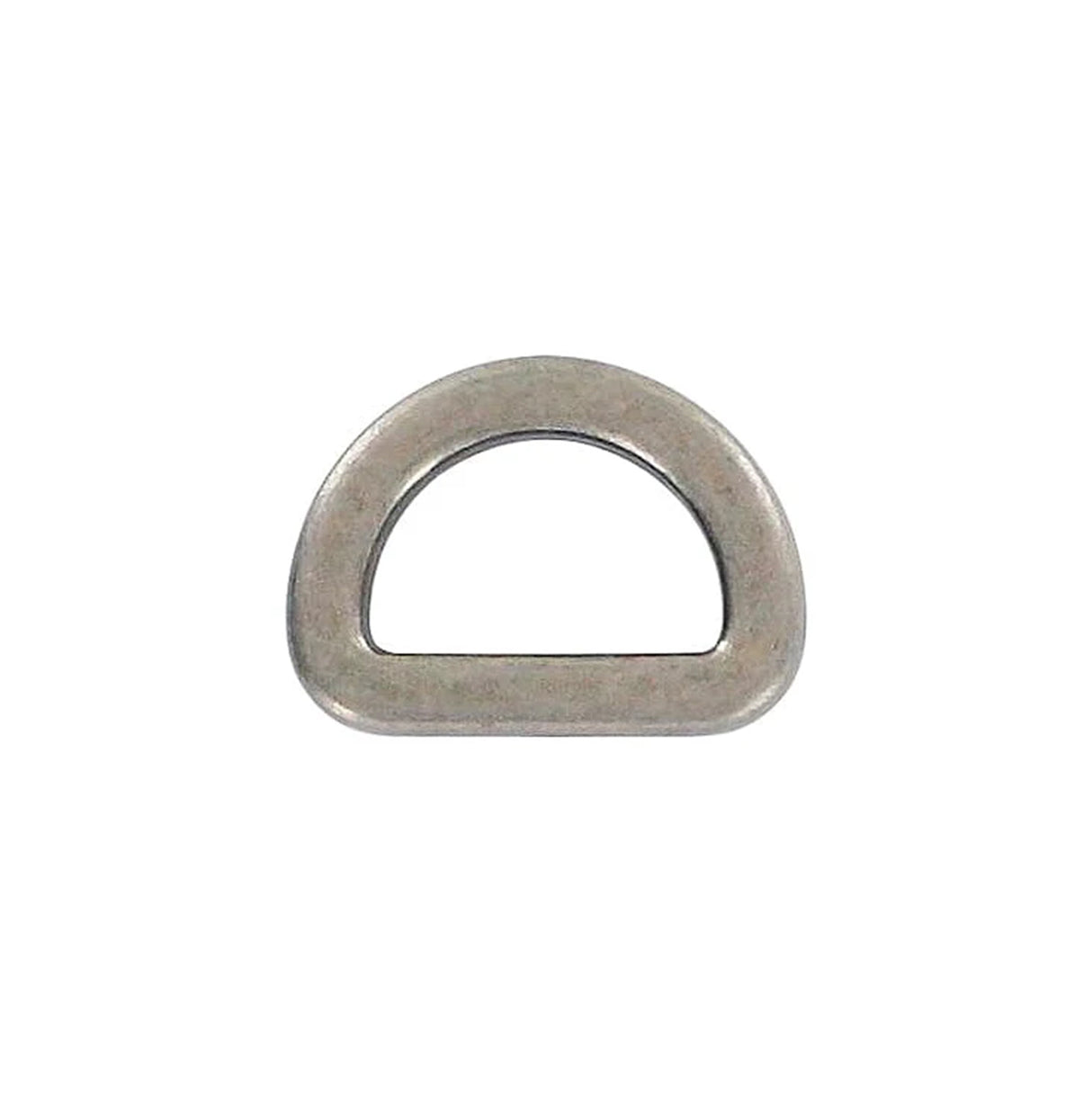 1/2" Antique Silver, Flat Cast D Ring, Zinc Alloy-PK5