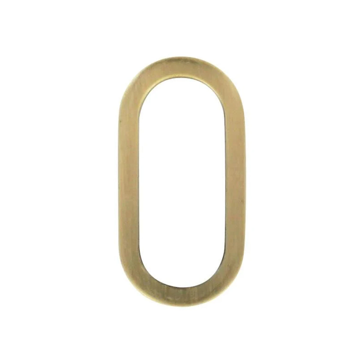 1" Antique Brass, Cast Oval Flat Ring, Zinc Alloy