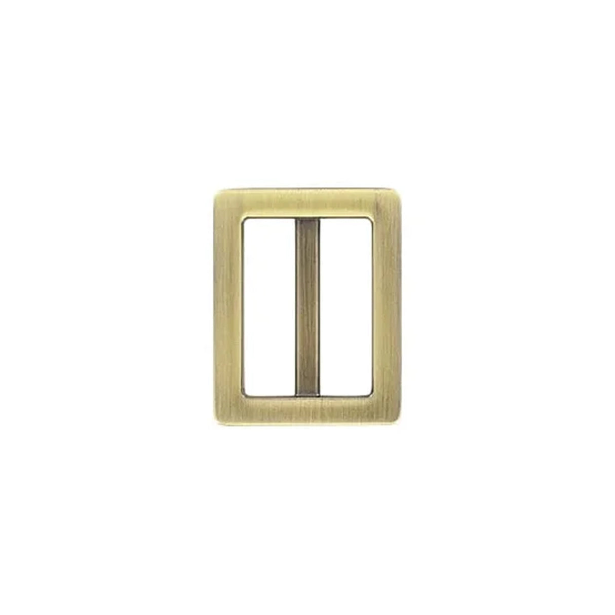 1" Antique Brass, Cast Strap Tri Glide Slider, Zinc Alloy