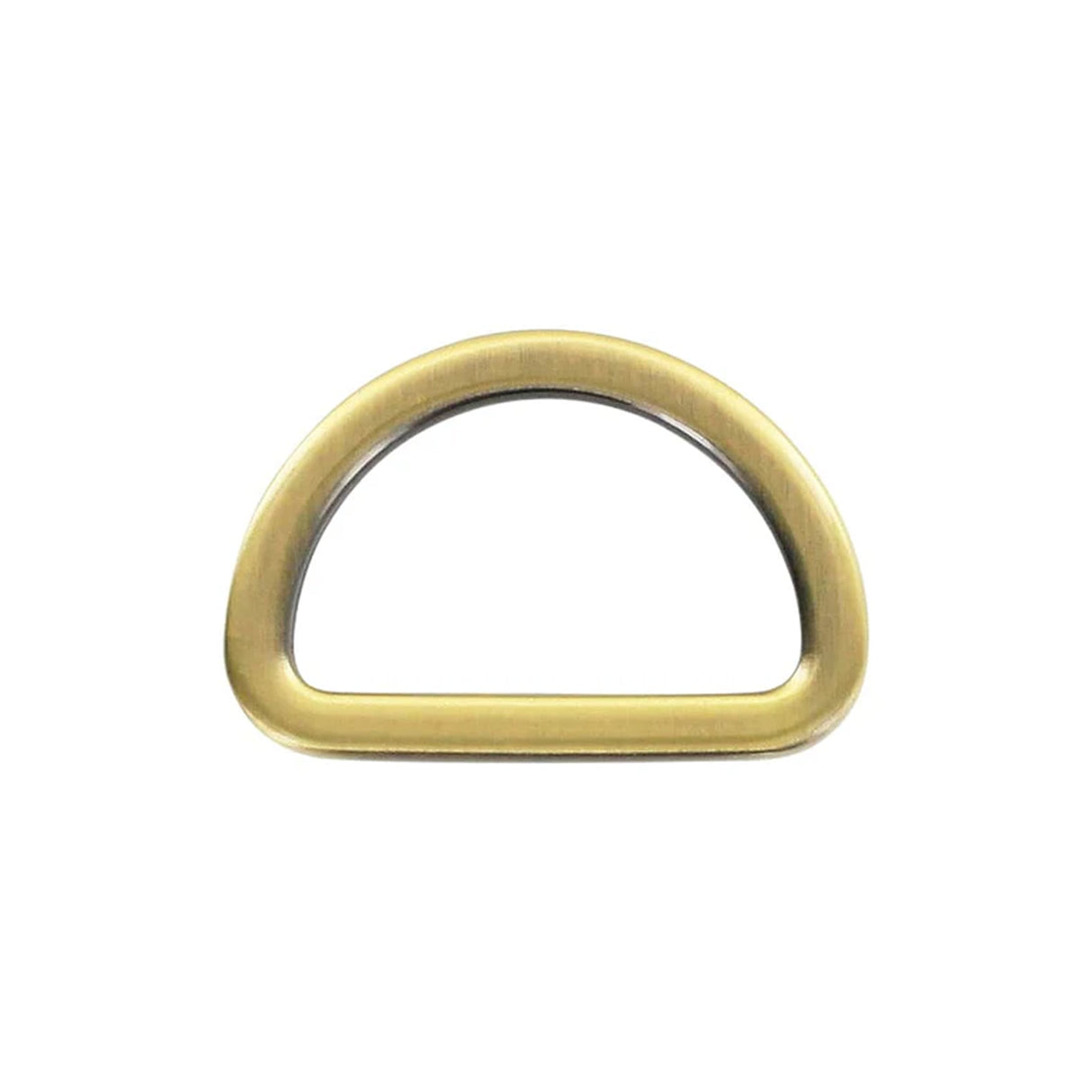 1" Antique Brass, Flat Cast D Ring, Zinc Alloy-PK5
