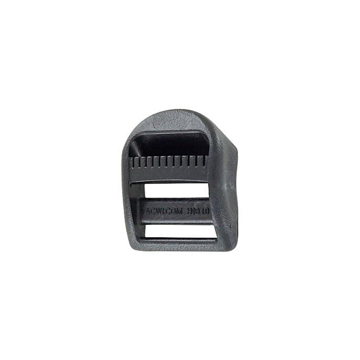 1" Black, Curved Tension Lock, Plastic