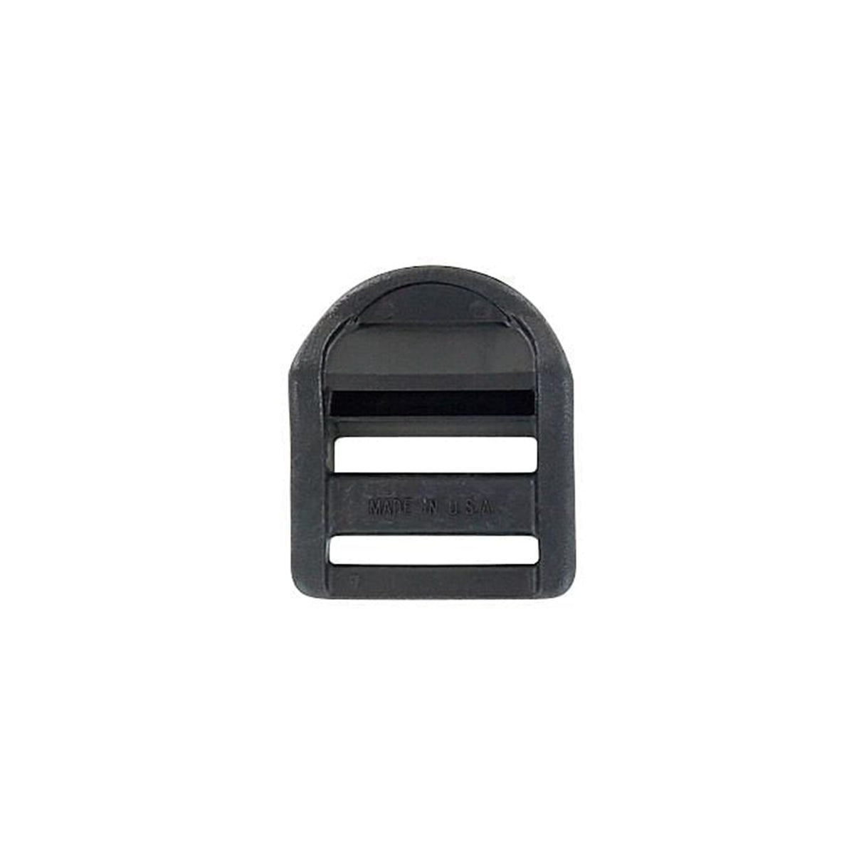 1" Black, Curved Tension Lock, Plastic