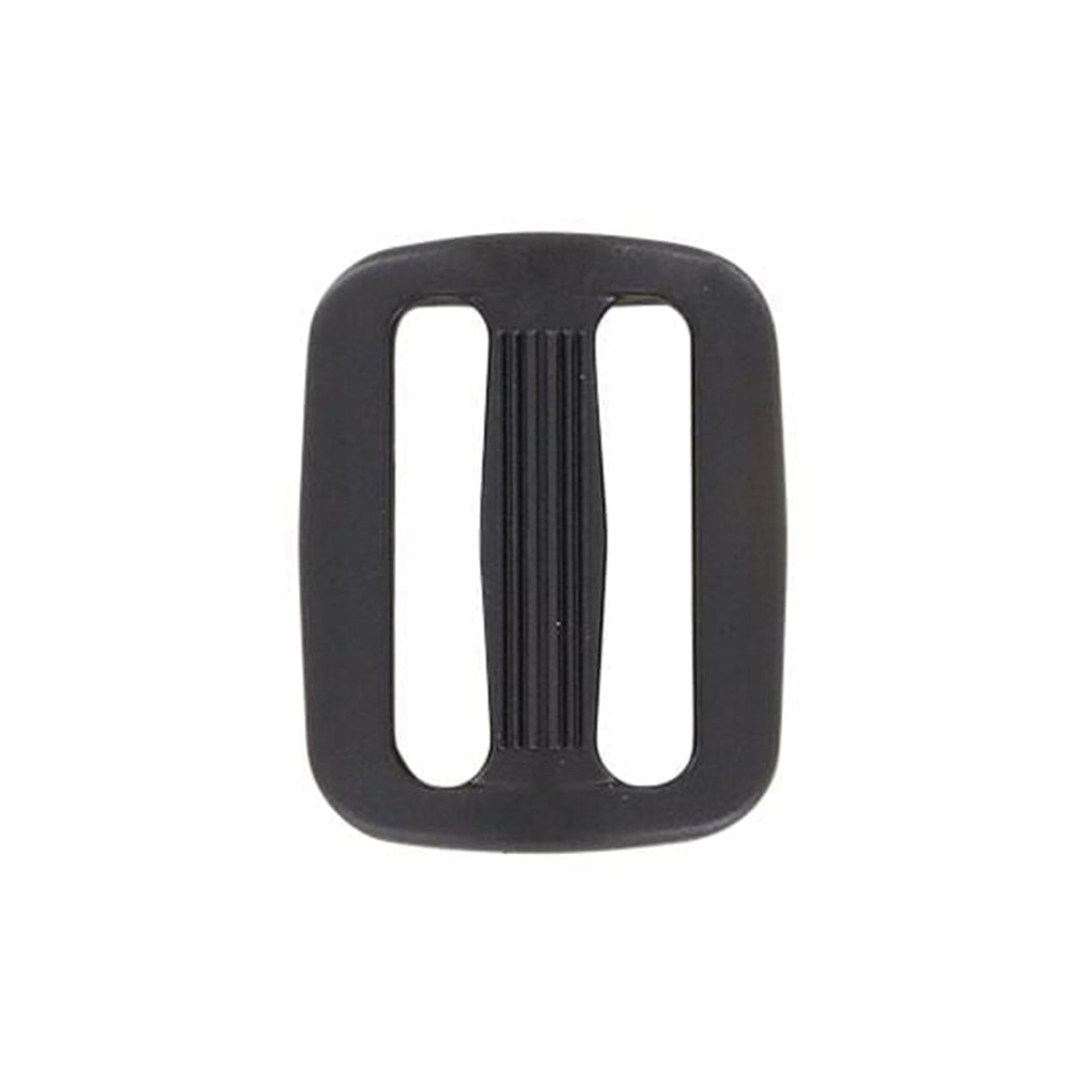 1" Black, Sliplock Tri-Glide Slide Buckle, Plastic