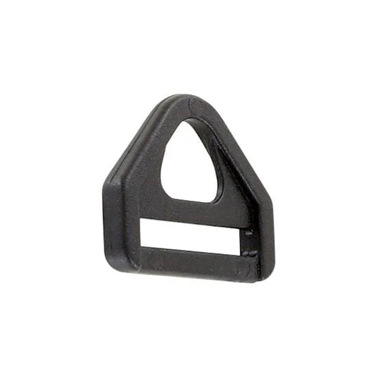 1" Black, Strap Loop with Snap Hook, Plastic