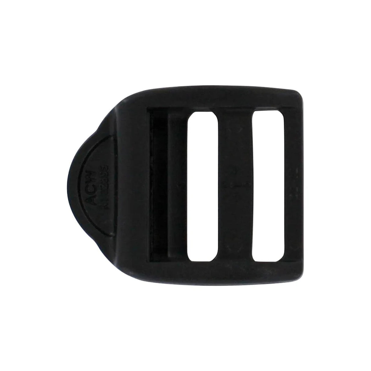 1" Black, Tension Lock, Plastic