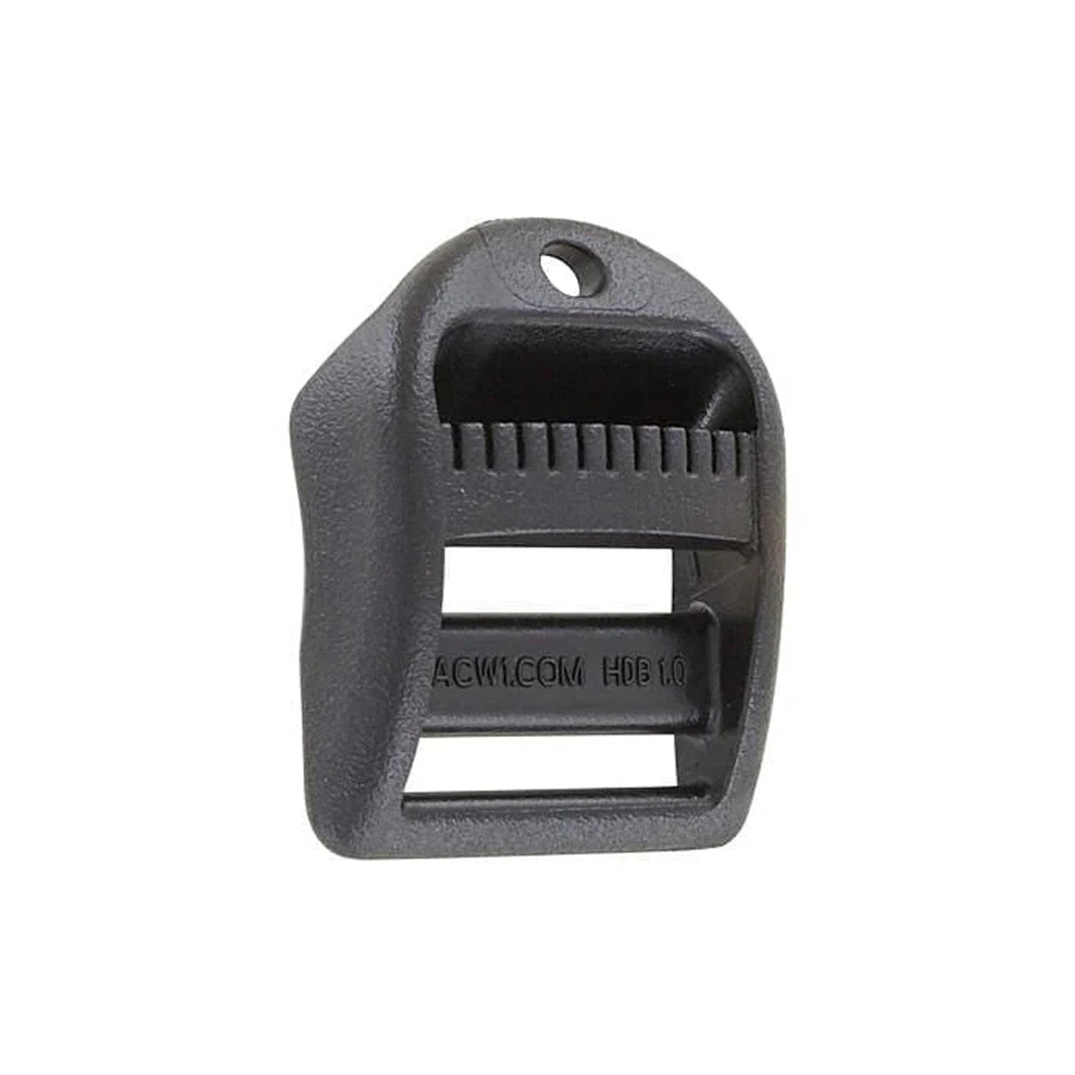 1", Black, Tensionlock With Hole, Plastic