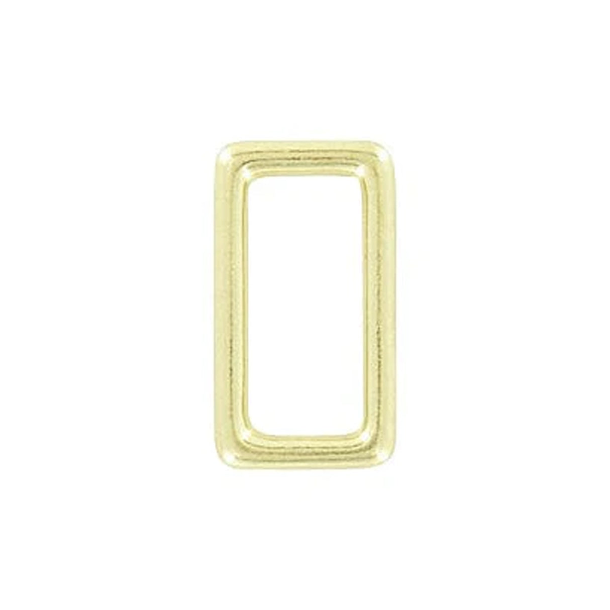1" Brass, Cast Rectangular Ring, Solid Brass