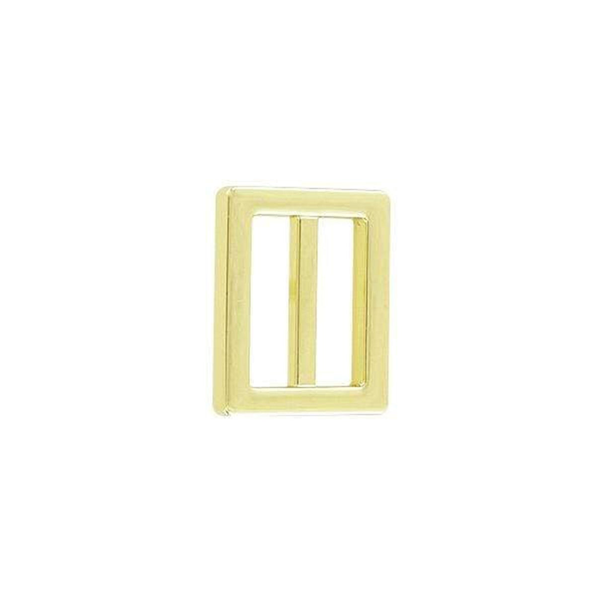 1" Shiny Gold, Cast Strap Tri Glide Slider, Zinc Alloy