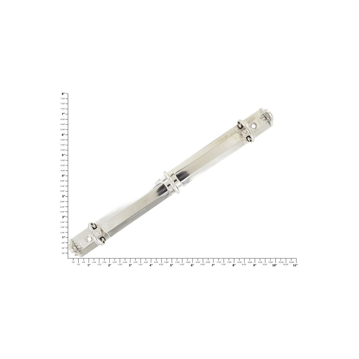 1"Nickel, 3-Ring Binder, Steel