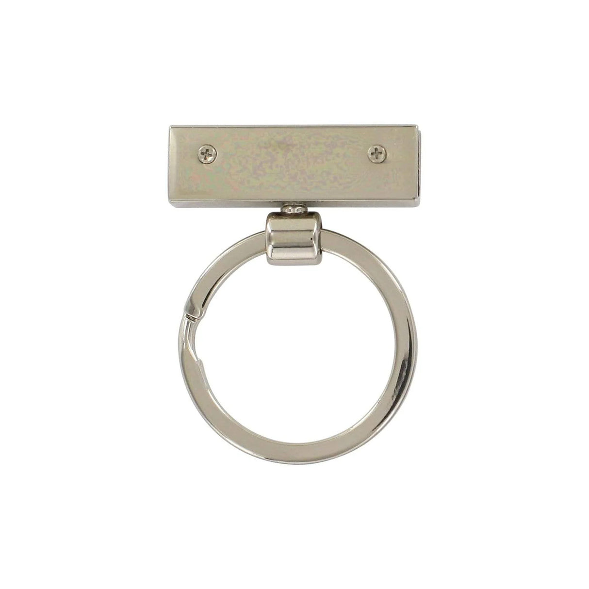 1" Shiny Nickel, Cast Key Holder, Steel