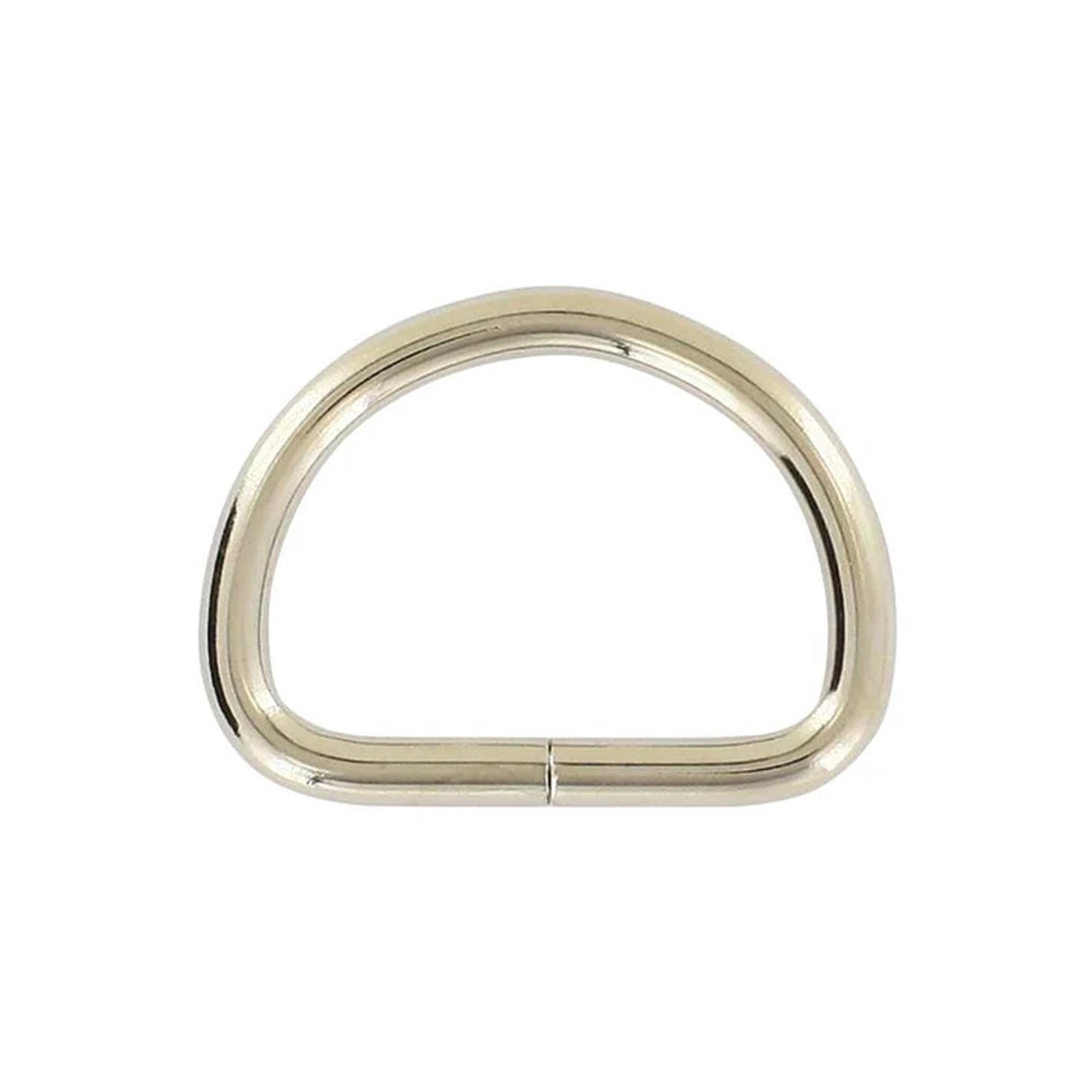 1" Nickel, Split D-Ring Heavy, Steel